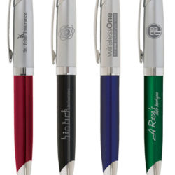 BIC Tri-Tone Twist Metal Pen