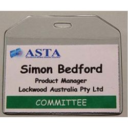 Business Card Conference Name Tag Holder