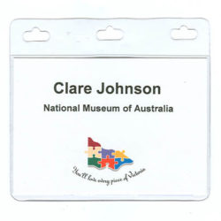 Medium Sized Conference Name Tag Holder A