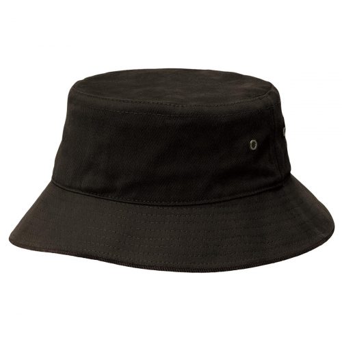 4007 Sandwich Brim Bucket Hat Black Black
