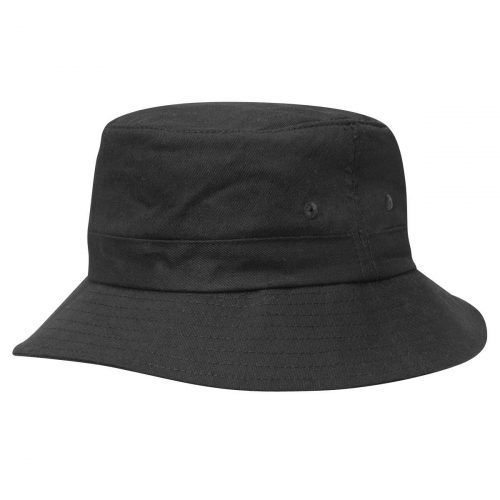 4363 Kids Twill Bucket Hat wToggle black