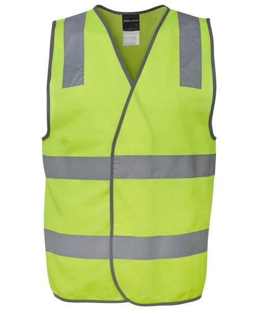 6DNSV Hi Vis D+N Safety Vest Lime