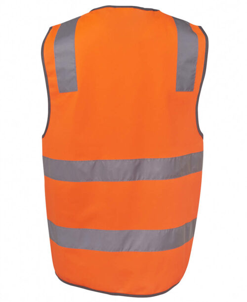 6DNSV Hi Vis D+N Safety Vest orange back