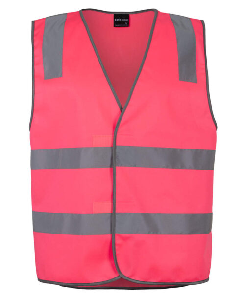 6DNSV Hi Vis D+N Safety Vest pink