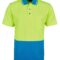 6HVNC Hi Vis Non Cuff Traditional Polo LIme Aqua