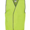 6HVSV Hi Vis Safety Vest Lime