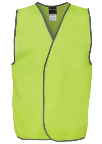 6HVSV Hi Vis Safety Vest Lime