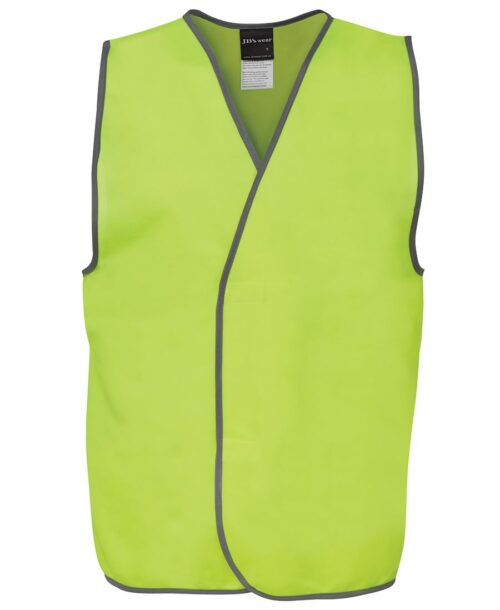 6HVSV Hi Vis Safety Vest Lime