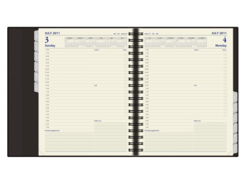 793 21 Quarto Management Daily Coram Day to Page Refillable Wiro Diary Inside 2