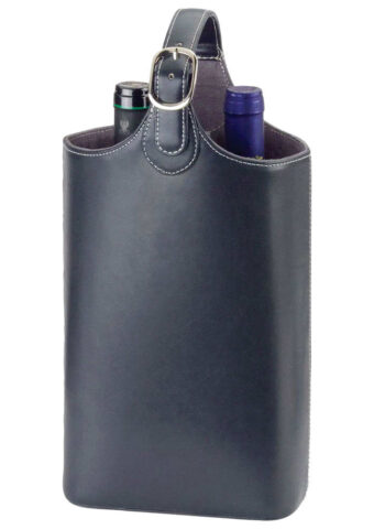 9083 Bonded Leather Wine Carrier 4