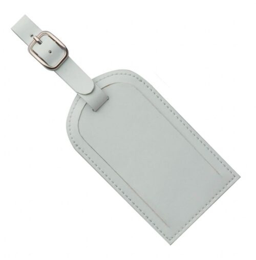 9161 Coloured Luggage Tags white front