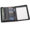 A4 Leather Zippered Compendium 884BK 5