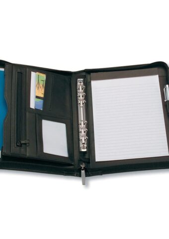 A5 Leather Zippered Compendium 885 2