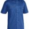 BS1893 Bisley S:S Lightweight Drill Workshirt royal front