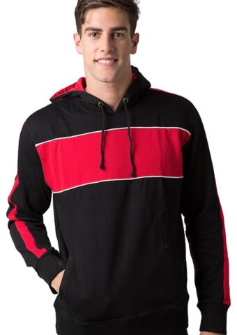 BSHD11 Hoodie Black Red White