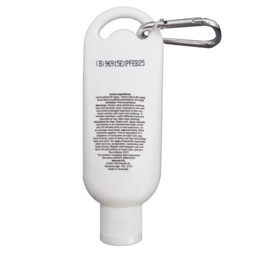 H316 SPF 50 Dry Touch Sunscreen 50ml with Carabiner 4