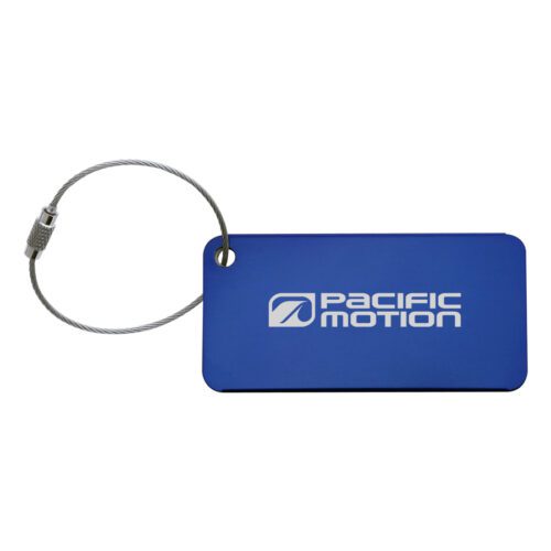 H352 Tremont Luggage Tag blue branded