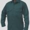 K04010 KingGee Open Front Drill LS Shirt Green