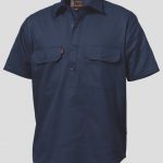 KingGee Closed Front Drill S/S Shirt