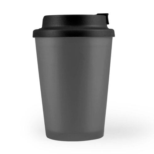 LL0422 Aroma Coffee Cup : Comfort Lid Black