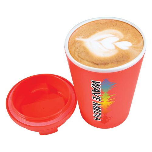 LL0422 Aroma Coffee Cup : Comfort Lid Logo