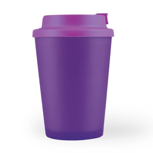 LL0422 Aroma Coffee Cup : Comfort Lid Purple