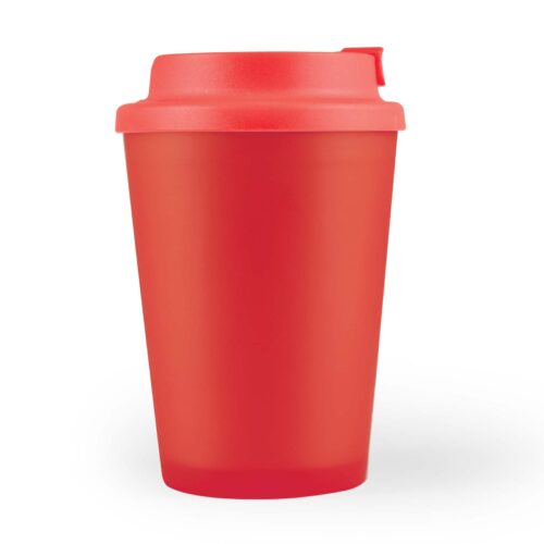 LL0422 Aroma Coffee Cup : Comfort Lid Red