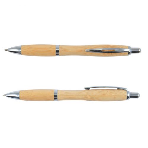 LL435 Viva Bamboo Pen Natural Silver