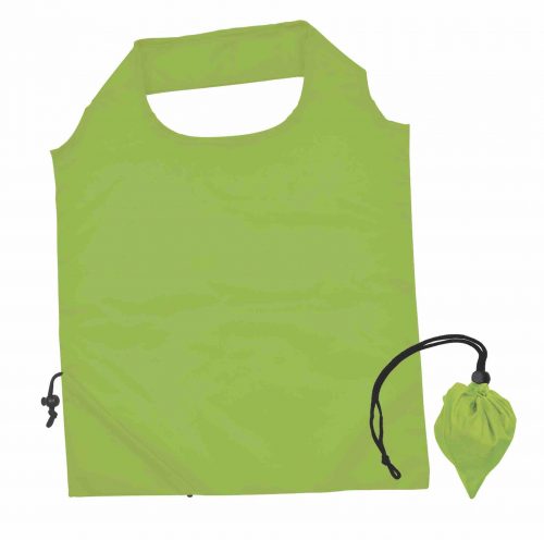 LL518 Sprint Folding Polyester Shopping Bag Light Green