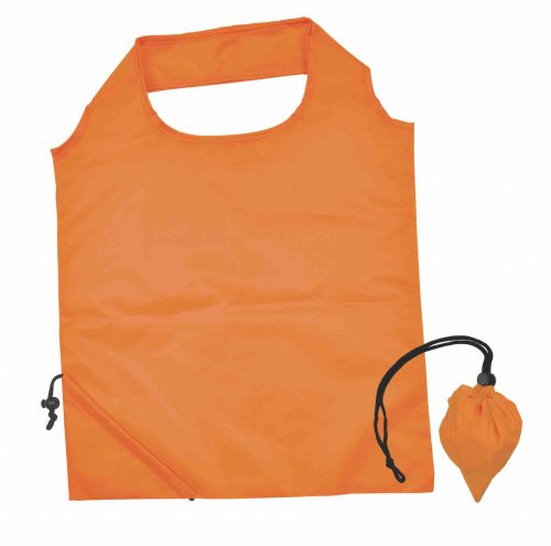 LL518 Sprint Folding Polyester Shopping Bag Orange