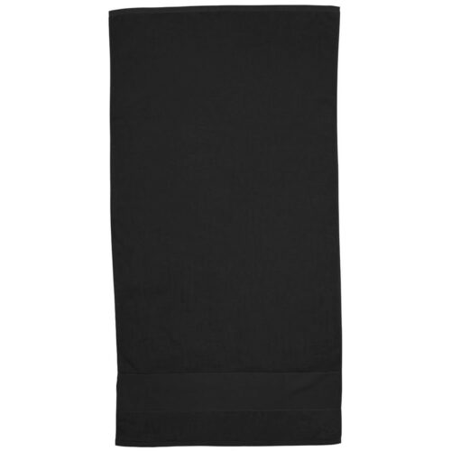 M100 Terry Velour Towel Black
