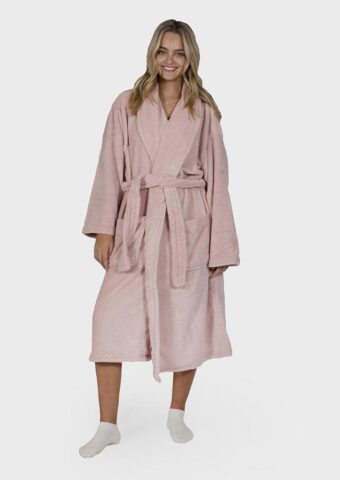 MPRLSTO Microplush Bathrobe Blush LIF