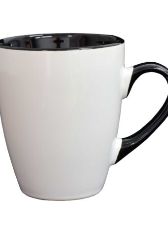 Madrid Mug White Black