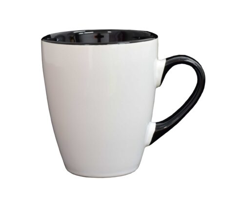 Madrid Mug White Black