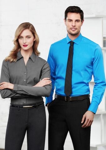 Monace Mens Ladies Long Sleeve Business Shirt
