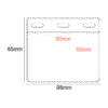 NCH004A Business Size 90x55mm PVC Pocket Holder 3 Slots