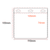 NCH007A PVC Pocket Holder 105x74mm 3 Slots