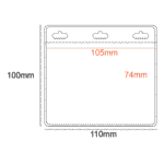 PVC Pocket Holder 105x74mm 3 Slots