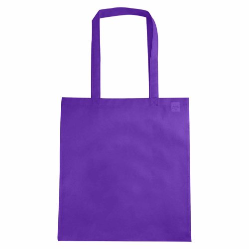 NWB001 Non Woven Bag with V Gusset purple