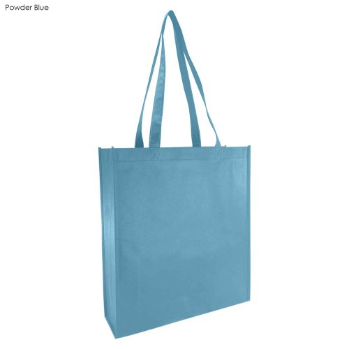 NWB004 Non Woven Bag with Large Gusset powder blue