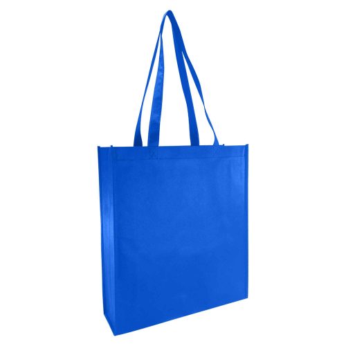 NWB004 Non Woven Bag with Large Gusset royal blue
