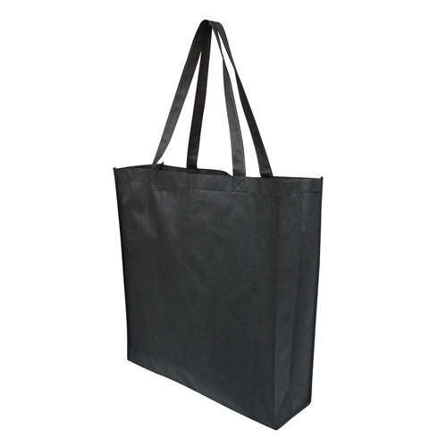 NWB009 Non Woven Bag with Extra Large Gusset Black