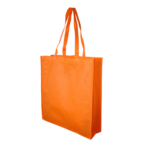 NWB009 Non Woven Bag with Extra Large Gusset Orange