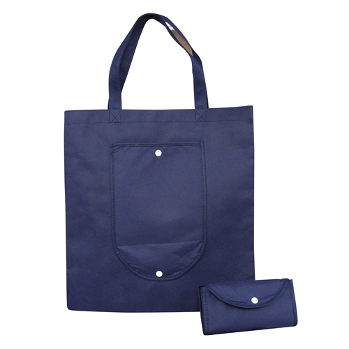NWB011 Non Woven Foldable Shopping Bag Navy
