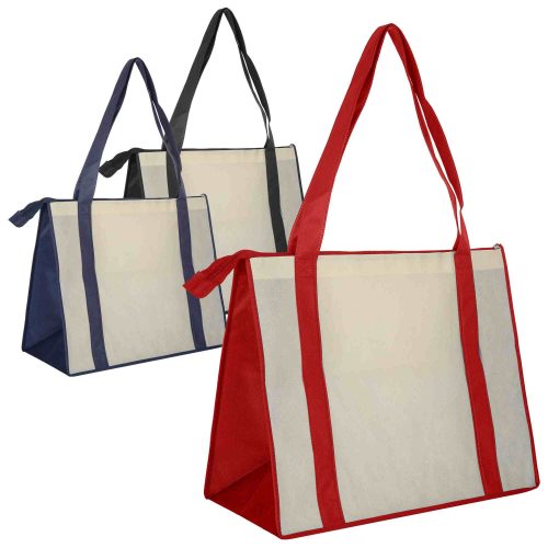 NWB017 Non Woven Large Zipped Shopping Bag main