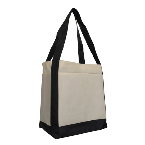NWB018 Non Woven Large Shopper Bag Black