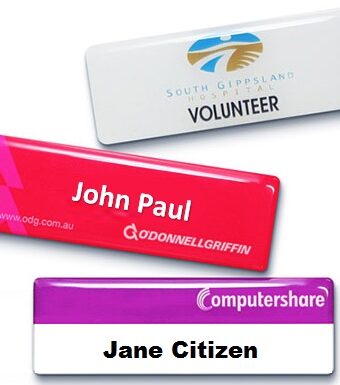 Name Badge Domed
