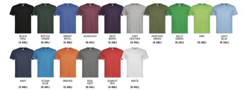 ST2000 Classic Tee Colours