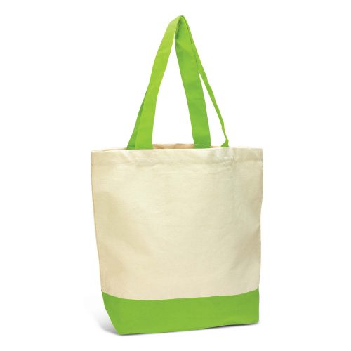 Sedona Canvas Tote Bag bright green