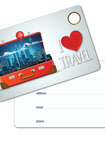 Single Luggage Tag